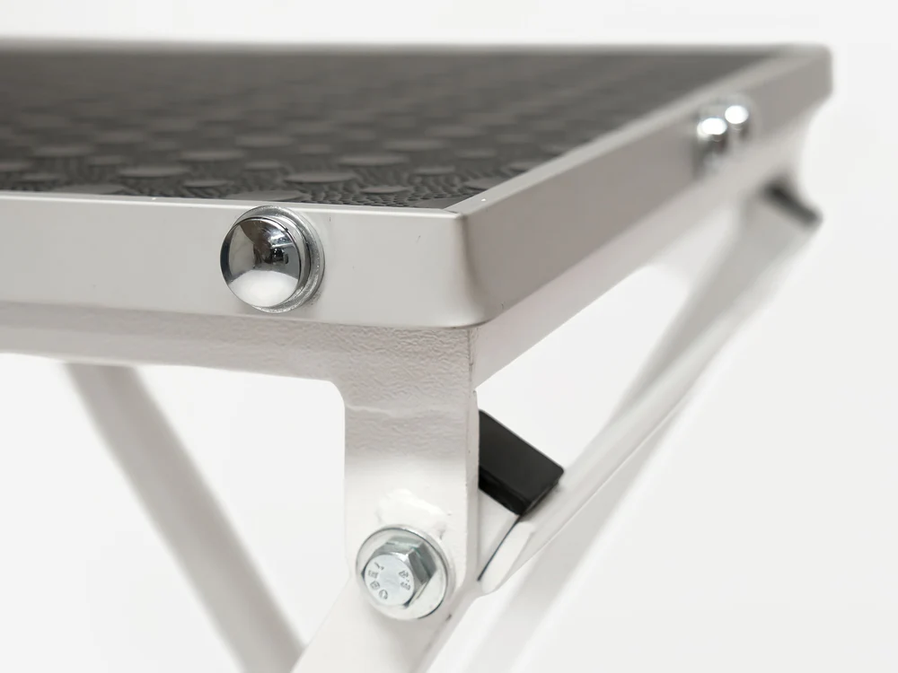 Folding Veterinary Grooming and Examination Table - White (Rectangular Top Table) | TrioCare-6015